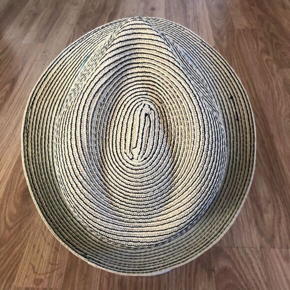 Goorin Bros 100% Paper Hat Medium Turquoise/Black - Picture 4 of 12